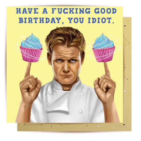 Gordon Cupcakes Birthday - Greeting Card