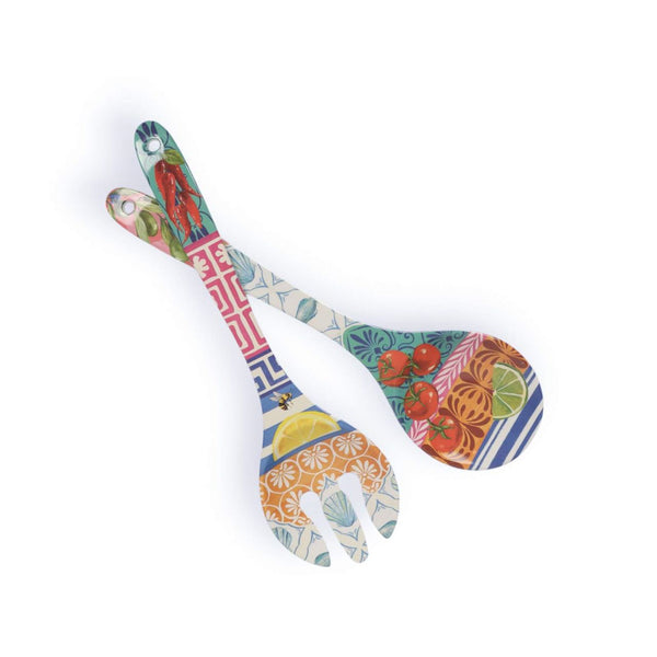 Mediterranean Summer Salad Servers