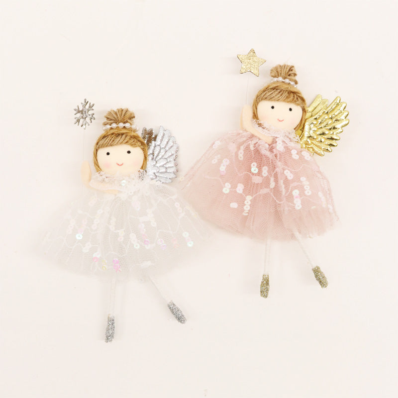 Moritz Pearl Bun Angel Christmas Decoration