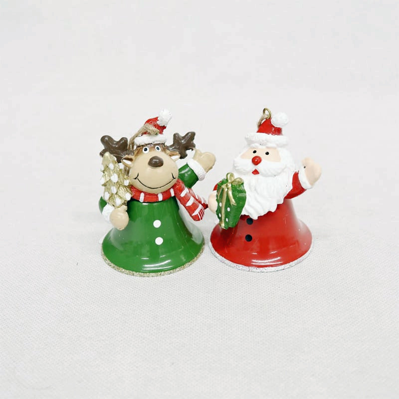 Whimsical Metal Bell Christmas Decoration