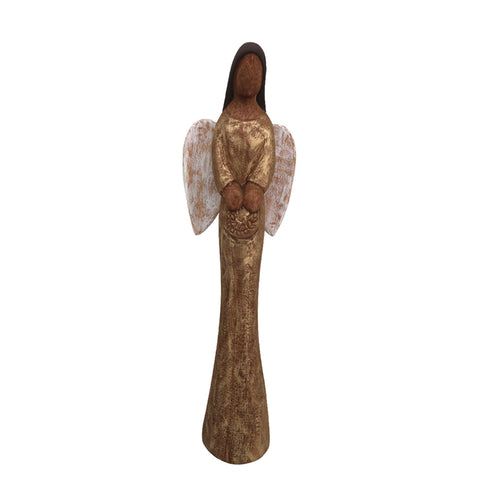 Wooden Christmas Angel 42cm