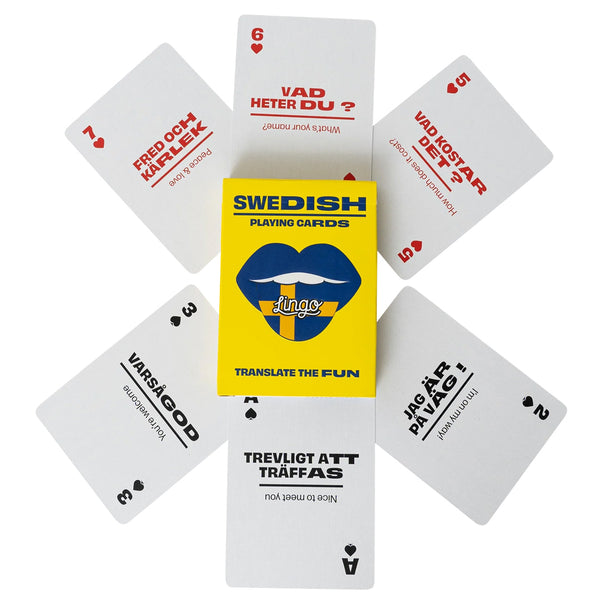 Swedish Lingo Playing Cards