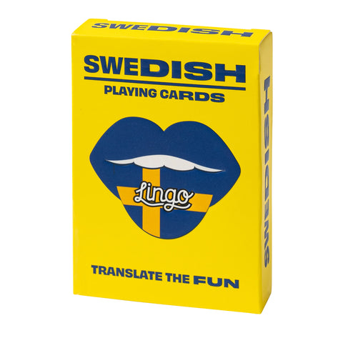 Swedish Lingo Playing Cards