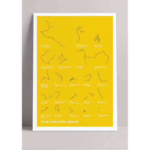 Cycle Trails of New Zealand Print