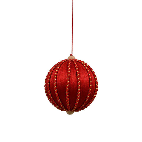 Majestic Christmas Bauble, Red