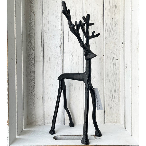 Standing Metal Reindeer