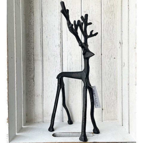 Standing Metal Reindeer