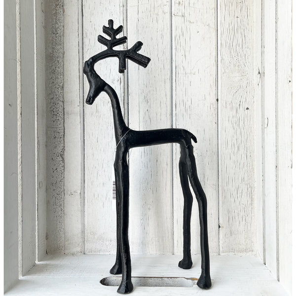 Standing Metal Reindeer