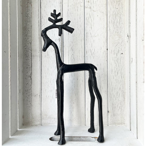 Standing Metal Reindeer