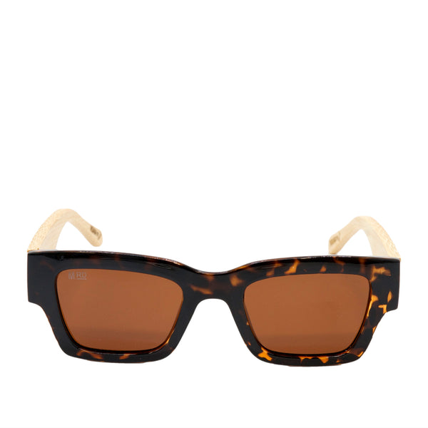 Bergen Tortoise Sunnies, Wooden Arms #3234
