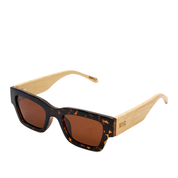Bergen Tortoise Sunnies, Wooden Arms #3234