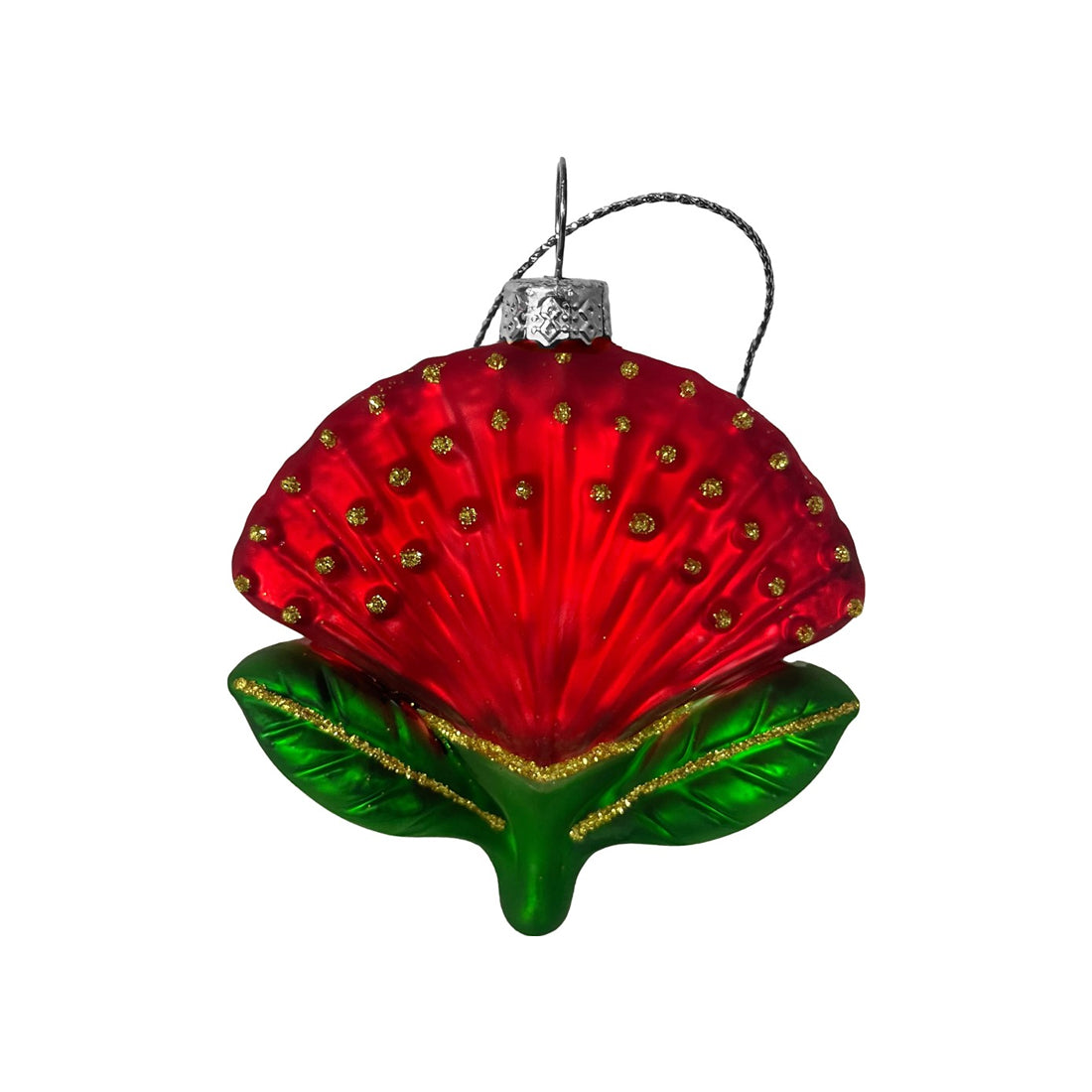 Pōhutukawa Glass Christmas Decoration