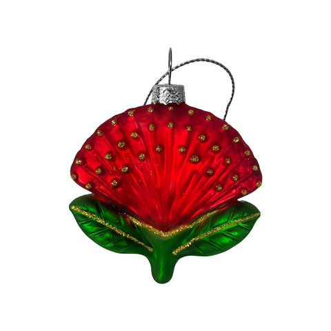 Pōhutukawa Glass Christmas Decoration