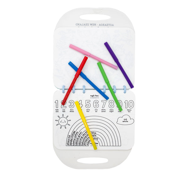 Colour and Wipe Book, Aotearoa