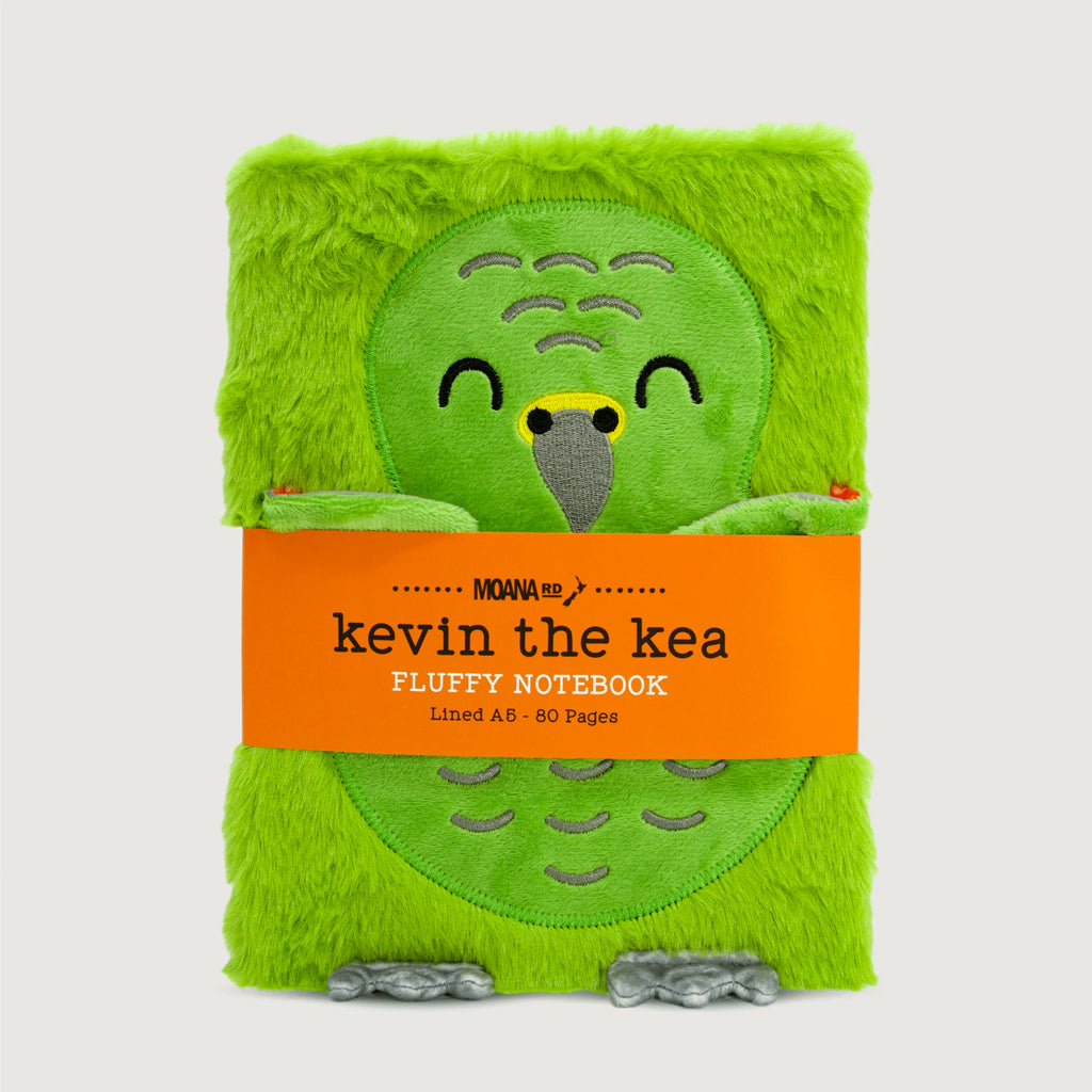 Kevin Notebook Moana Road - Fluffy Notebook – The White Room Gallery
