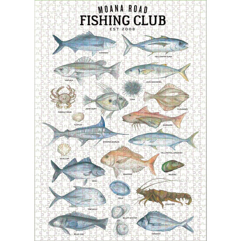 NZ Fishing Club 1000 Piece Jigsaw Puzzle