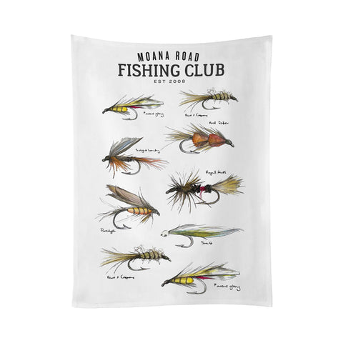 Fly Fishing Club Tea Towel