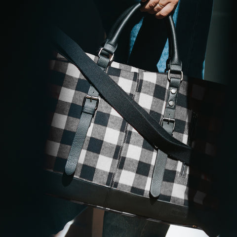 The Waikawa Overnighter - Black / White