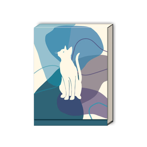 Blue Cat Pocket Notepad