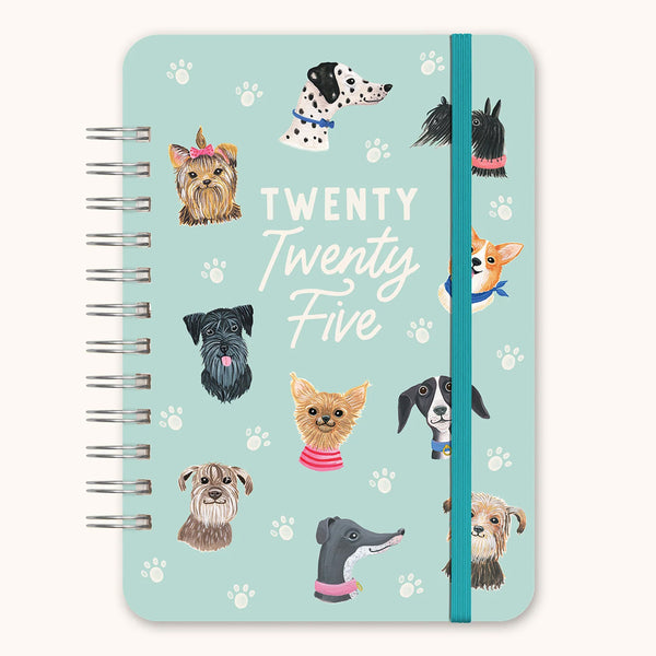 Doggone Cute 17 Month Planner 2025