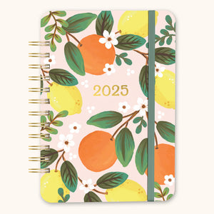 Fruit & Flora 17 Month Planner 2025