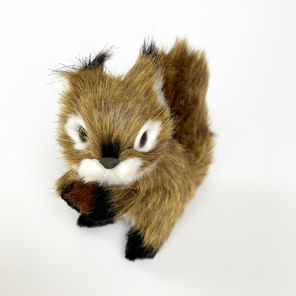 Woodland Squirrel Christmas Decoration, Walnut