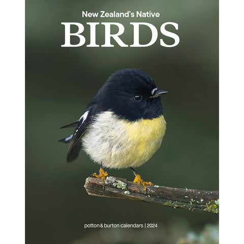 New Zealand's Native Birds Calendar 2024