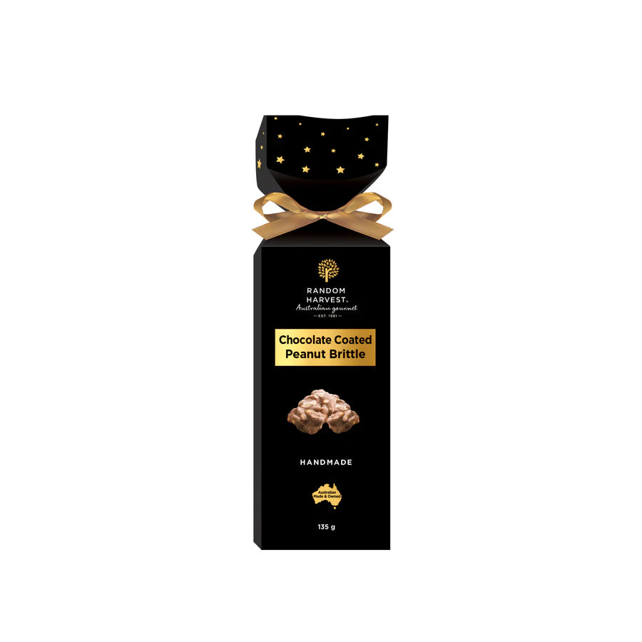 Chocolate Coated Peanut Brittle Bon Bon