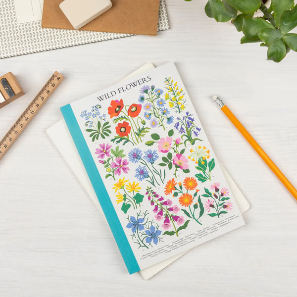 Wild Flowers A5 Notebook