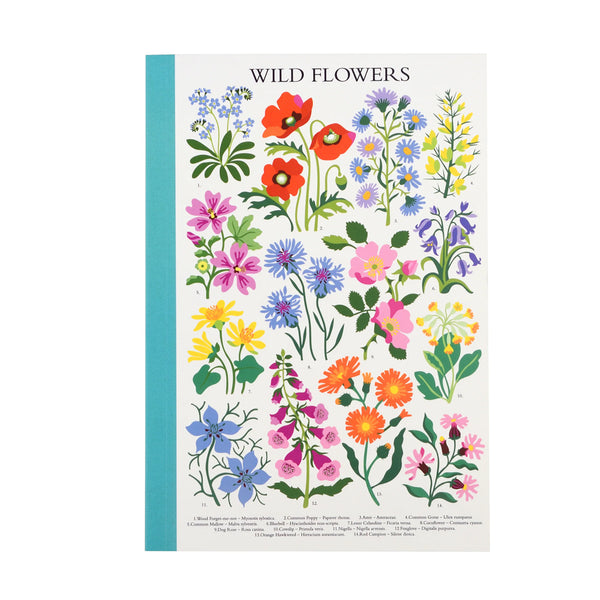 Wild Flowers A5 Notebook
