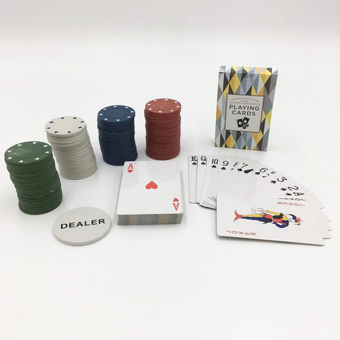 Pyramid Patterns Poker Set