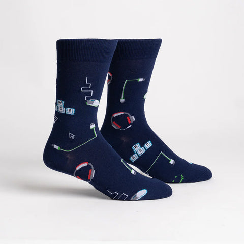 Life In The Fast LAN Men's Crew Socks
