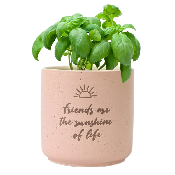 Sunshine Positive Ceramic Planter