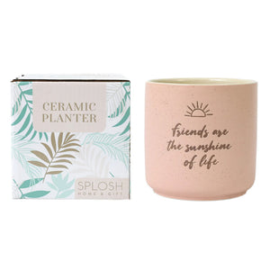 Sunshine Positive Ceramic Planter