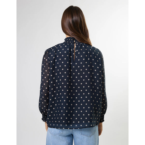 Sylvie Blouse, Midnight Dot