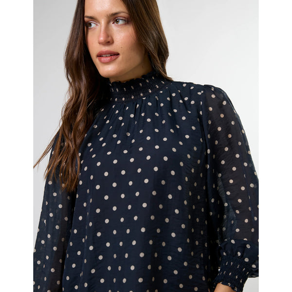 Sylvie Blouse, Midnight Dot