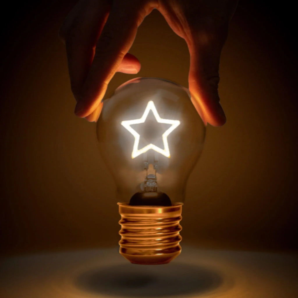 Lightbulb Lamp, Star