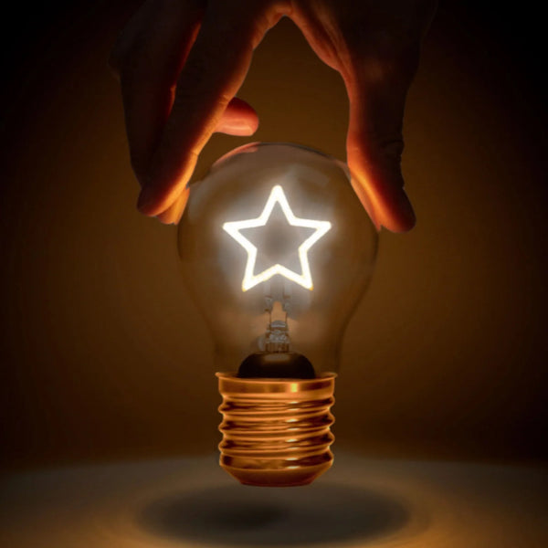 Lightbulb Lamp, Star