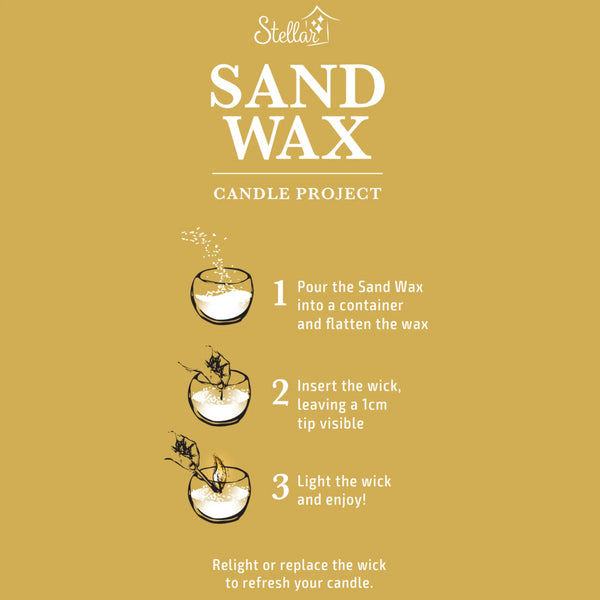 Sand Wax Candle Project