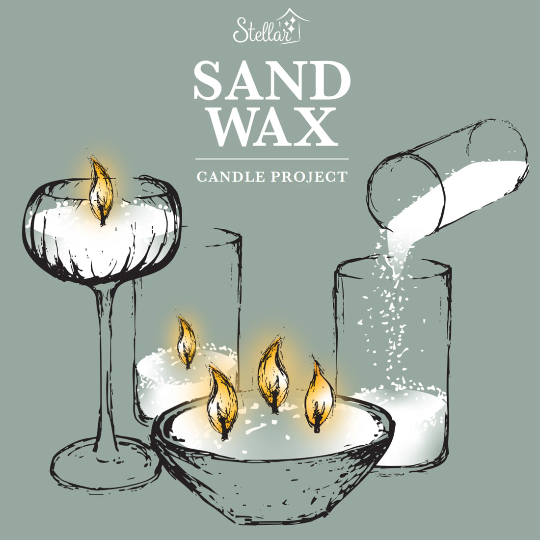 Sand Wax Candle Project
