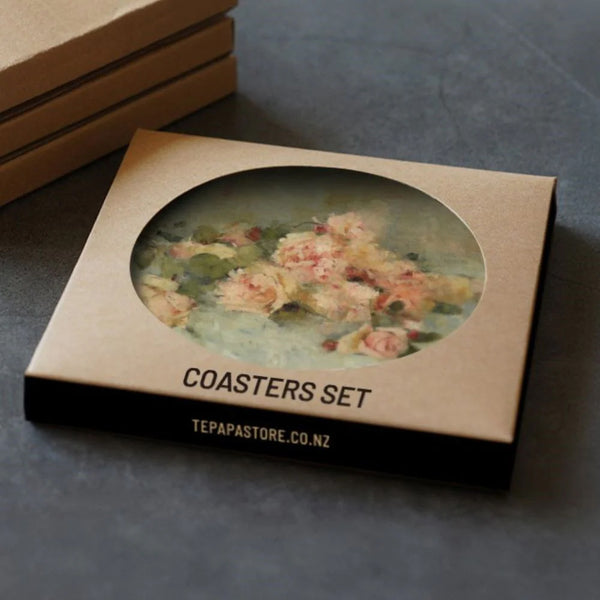 Old Masters Roses Set of 4 Coasters