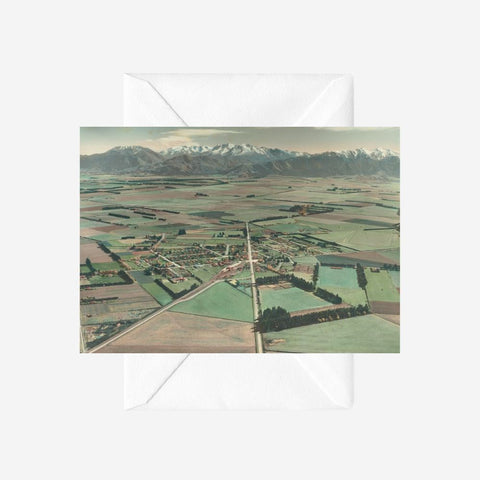 Methven, Canterbury, Whites Aviation - Greeting Card