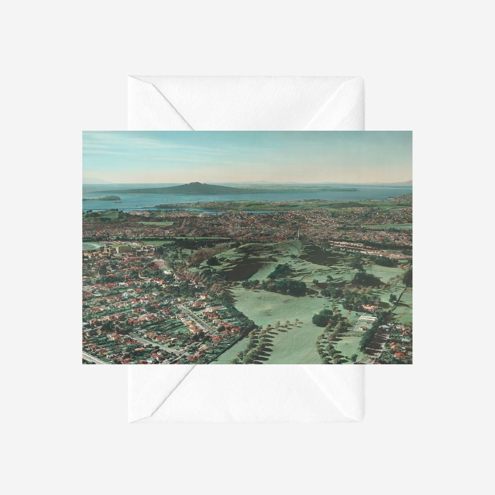 One Tree Hill, Auckland, Whites Aviation - Greeting Card