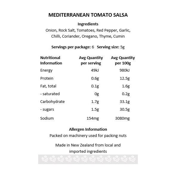 Tomato Salsa Dip Mix