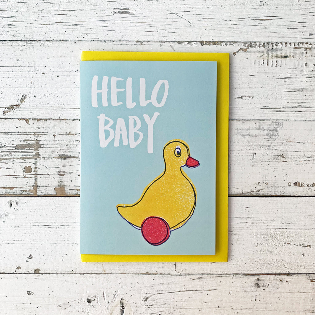 Baby Duck - Greeting Card