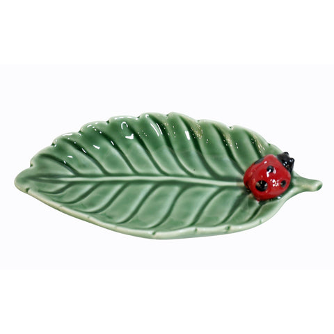 Ladybird on Leaf Dish