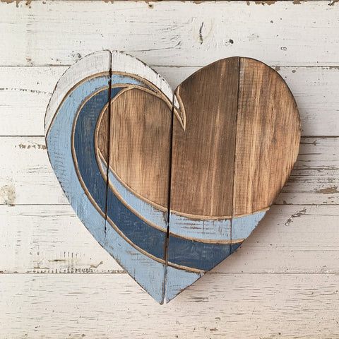 Wooden Slat Heart
