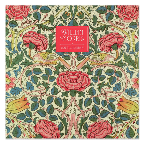 William Morris Square Calendar 2026
