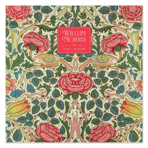 William Morris Square Calendar 2026