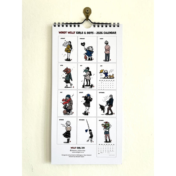 Windy Welly Girls & Boys 2026 Calendar